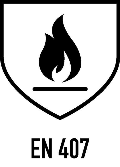 Gant de protection thermique 5 doigts taille univers. nature/argent cuir de séba - 5