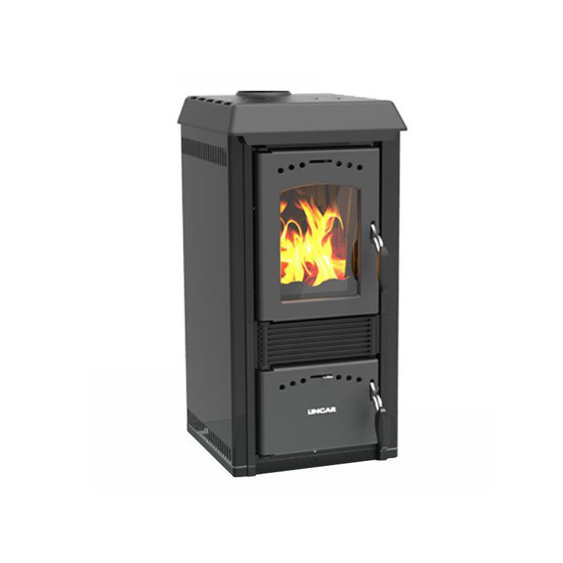 Poêle à bois anthracite Lincar Gioia