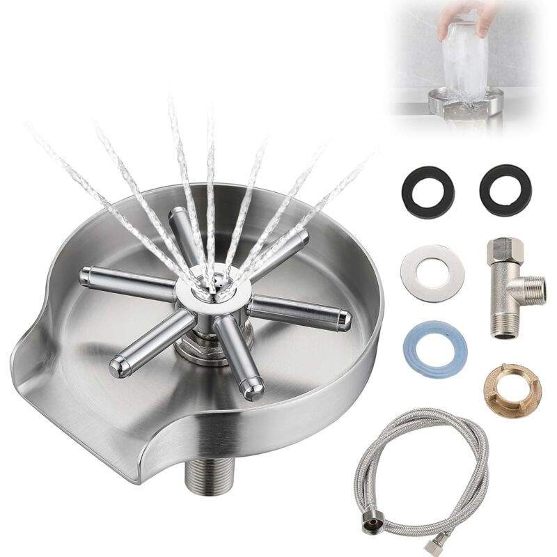 Automatyczna zmywarka do szkła, zlew kuchenny, zmywarka do szkła ze stali nierdzewnej, zmywarka do butelek