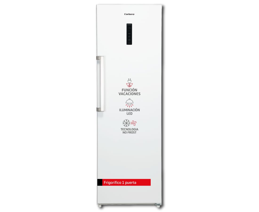 Frigorífico Libre Instalación No Frost 185cm 359L D Blanco Display LED Puertas reversibles - Imagen 2