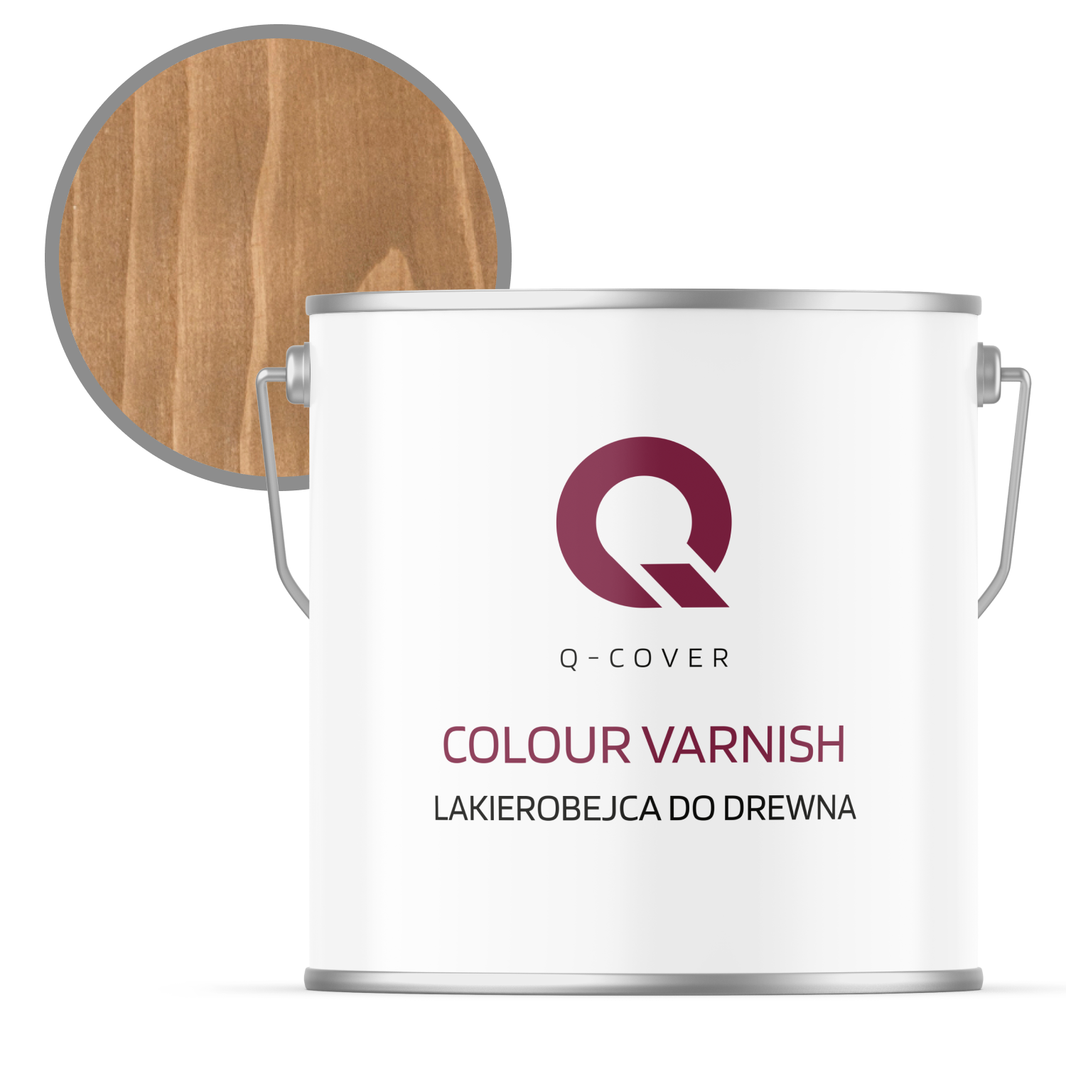 Lakierobejca do Drewna 3w1 Q-Cover Irchowy beż RAL1011 Półmat 5L