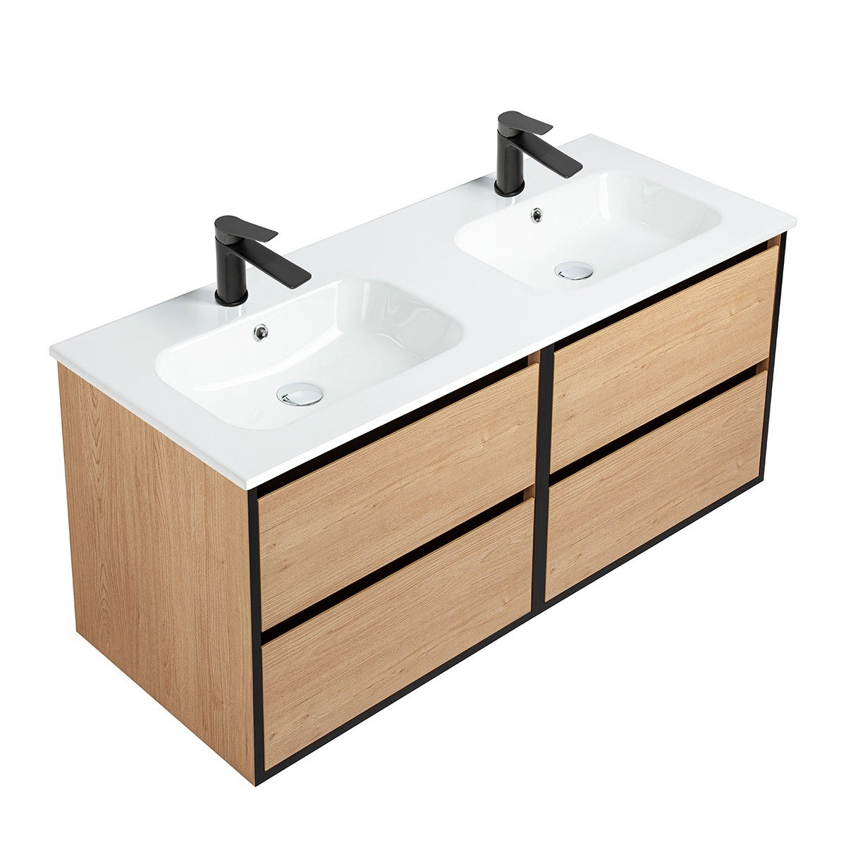 Vasque double céramique 120Cm KALI - 6