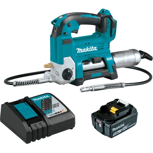 Pompe à graisse 18V LXT Li-Ion (1x5,0 Ah) en coffret synthétique - MAKITA DGP180RT - 5