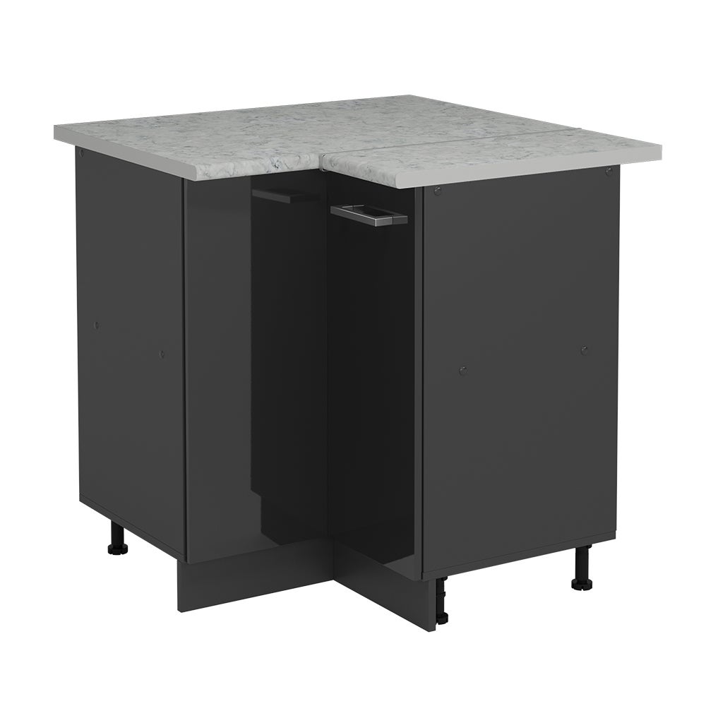 Vicco Szafka narożna R-Line, Antracyt wysoki połysk, 75.6 cm BR Marmur