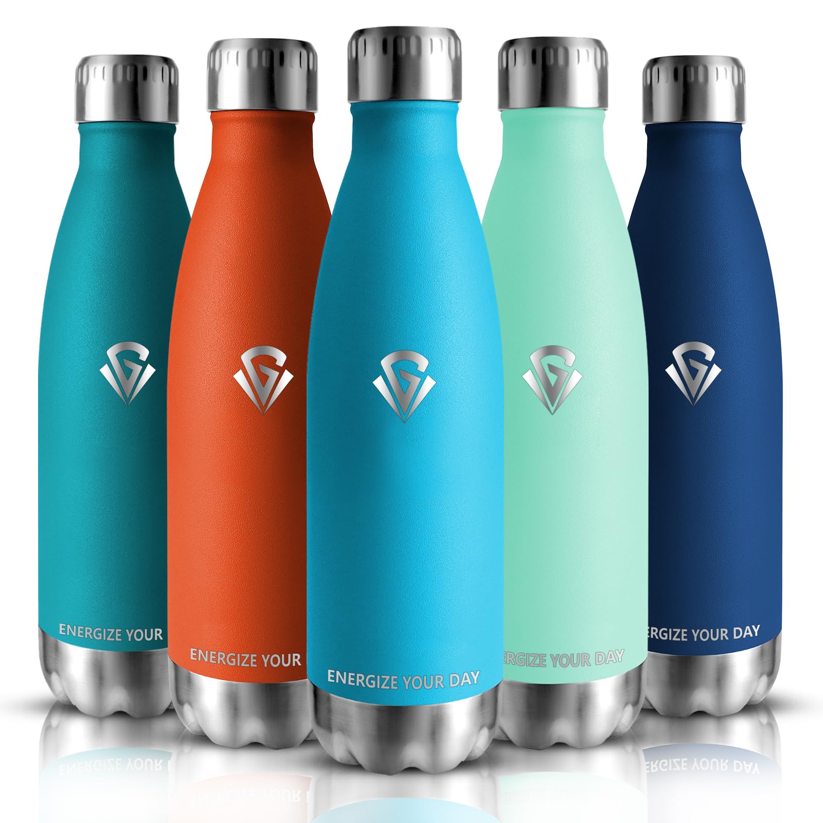Retoo Thermos 500 ml Bottiglia termica Tazza da caffè portatile Tazza termica Chiusura per tazza termica Acciaio inossidabile Rosa