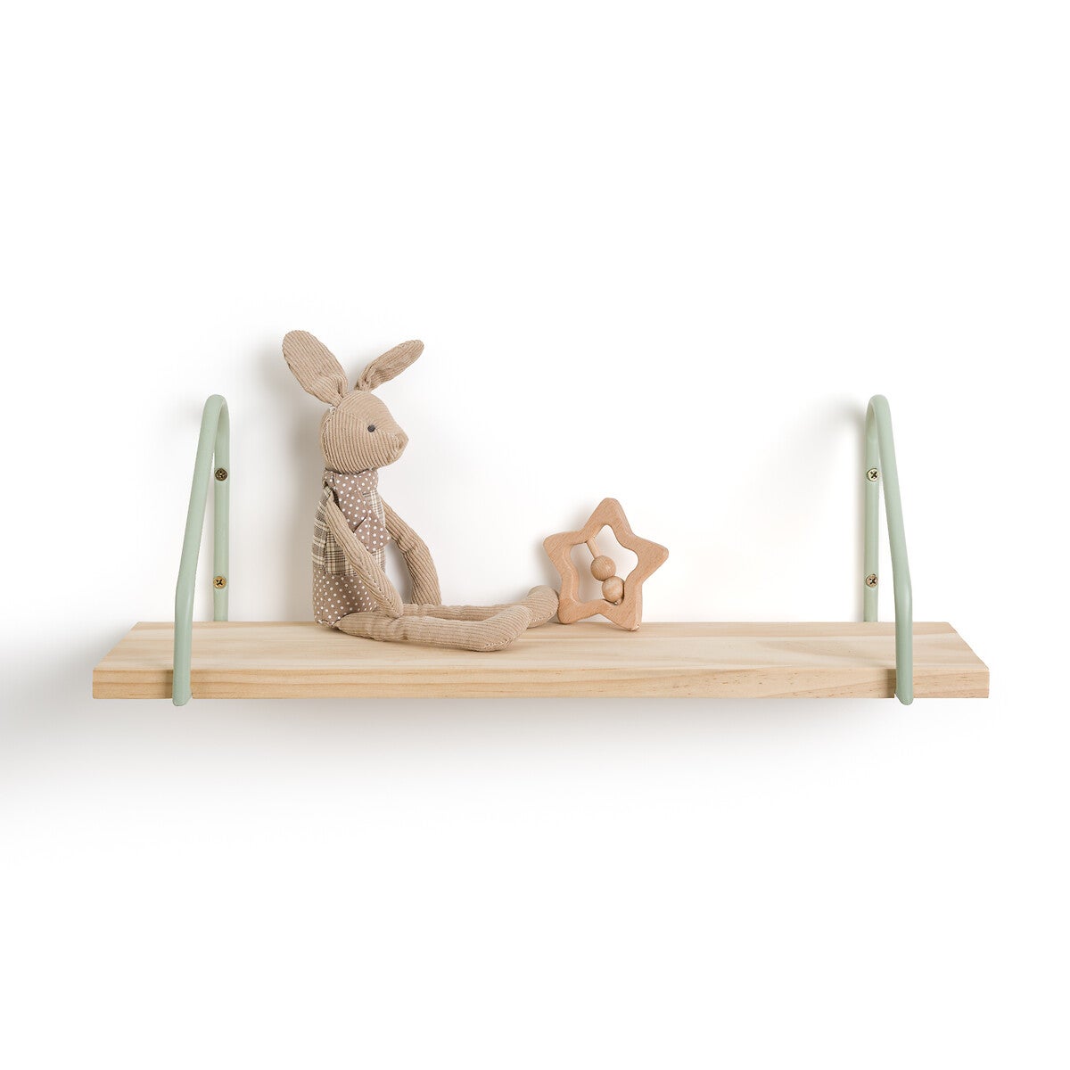VINTAGE+FIL Étagère suspendue | bambou, chêne, épicéa, blanc VINTAGE+FIL Étagère suspendue | bambou, chêne, épicéa, blanc