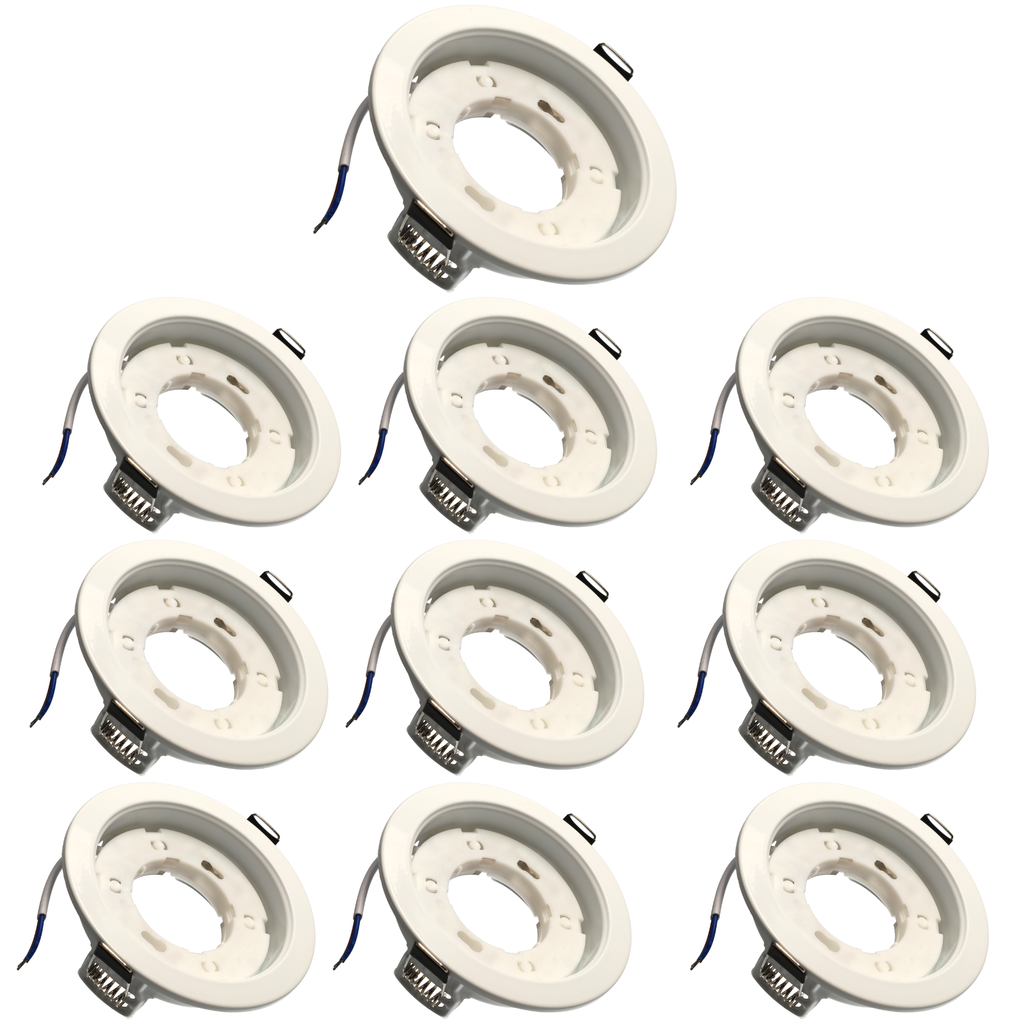 Sourcing Map E26/E27 Douille Anneau Outil à Démonter T Type Avec Adaptateur Abat-jour Anneau Douille Pour Changer Lampe Moyen Base Light Blanc Paquet De 8