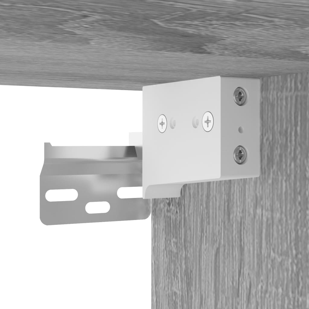 Maison Exclusive - Meuble TV sonoma gris 152x22x113 cm bois d'ingénierie - 7