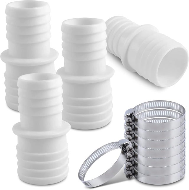 Raccord De Tuyau De Piscine 2 Voies - Adaptateur 38 Mm Et 32/38 Mm, Joints Doubles, Pour Connexion Et Dérivation