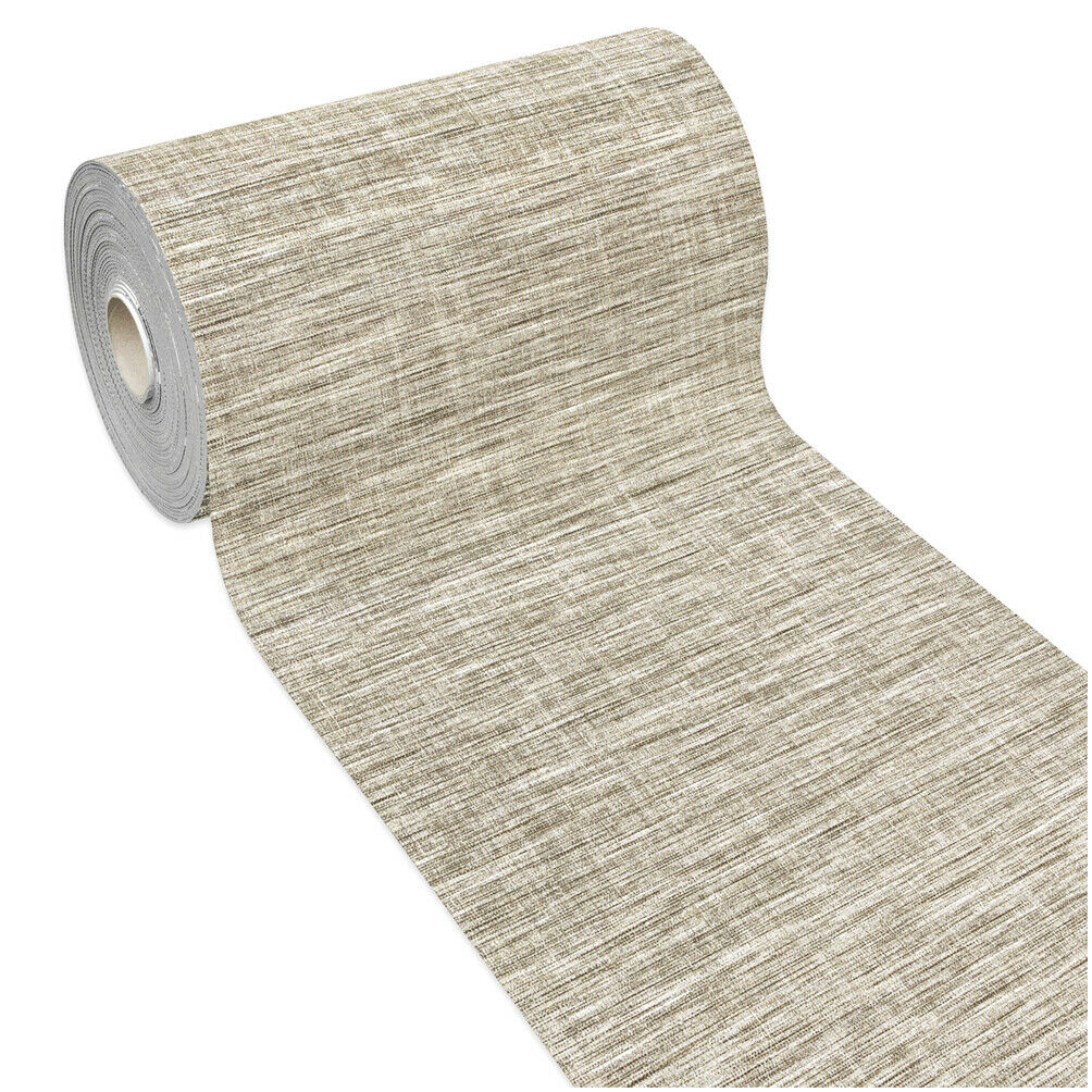 Alfombra de cocina 52x270 cm pasillo antideslizante flexible recortable color sólido beige