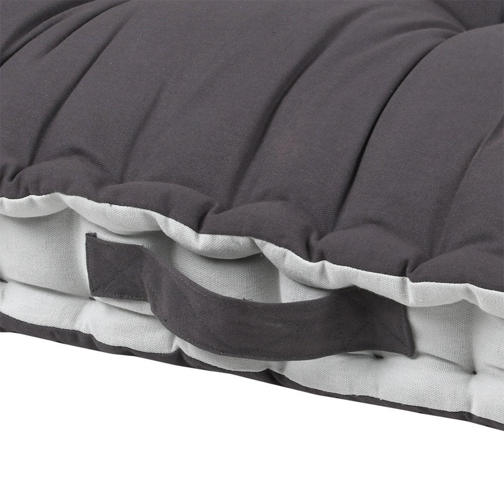 Coussin palette 60x120 cm Duo gris perle - 3