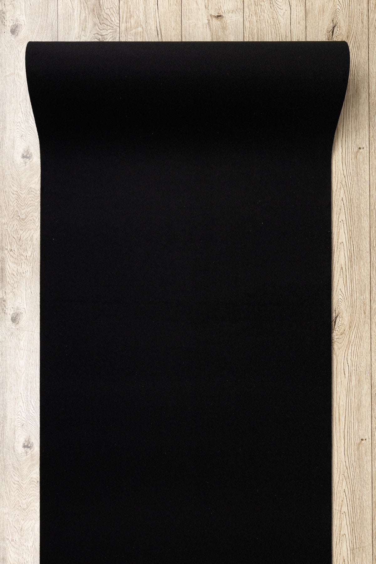 Chodnik RUMBA podgumowany, jednokolorowy czarny 80 cm 80x510 cm - 4