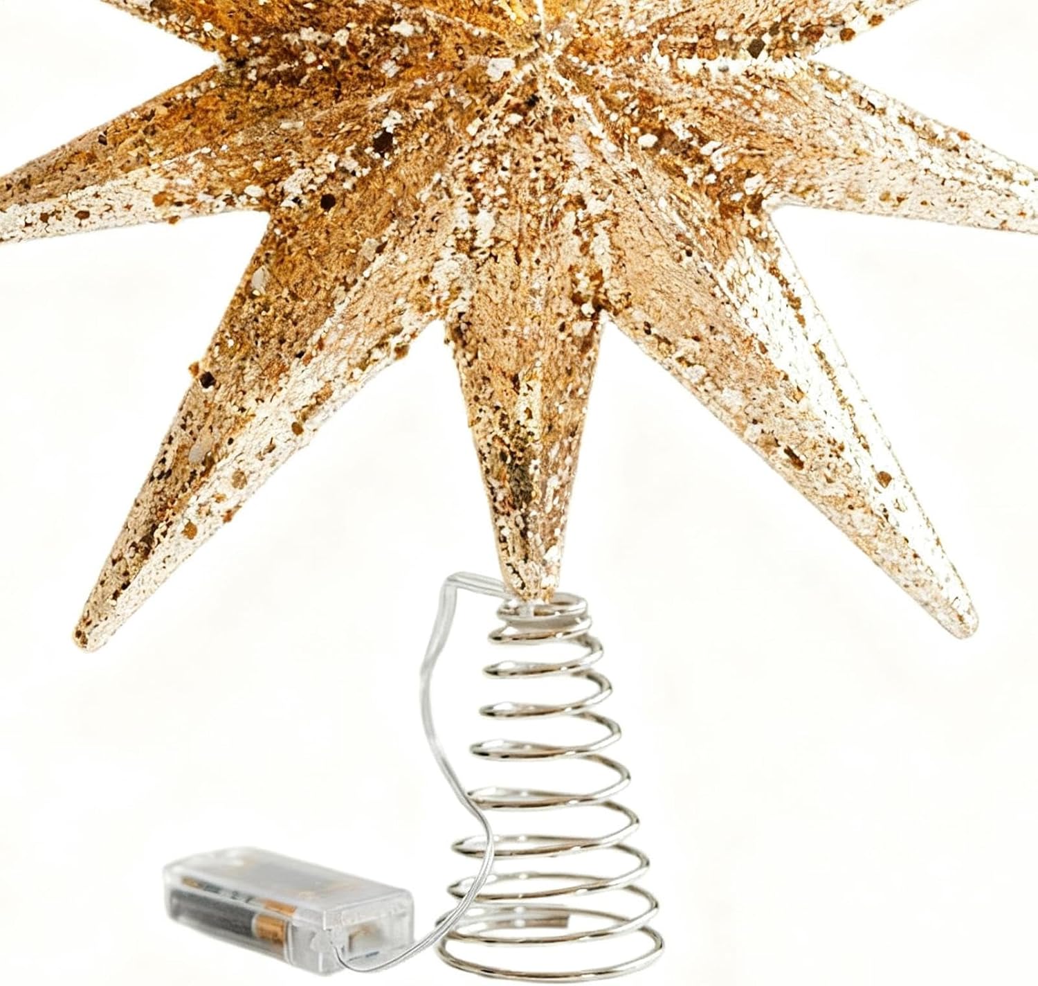 Couronnez votre sapin avec élégance - Paillettes scintillantes, poids équilibré 200g - Ambiance magique - 8