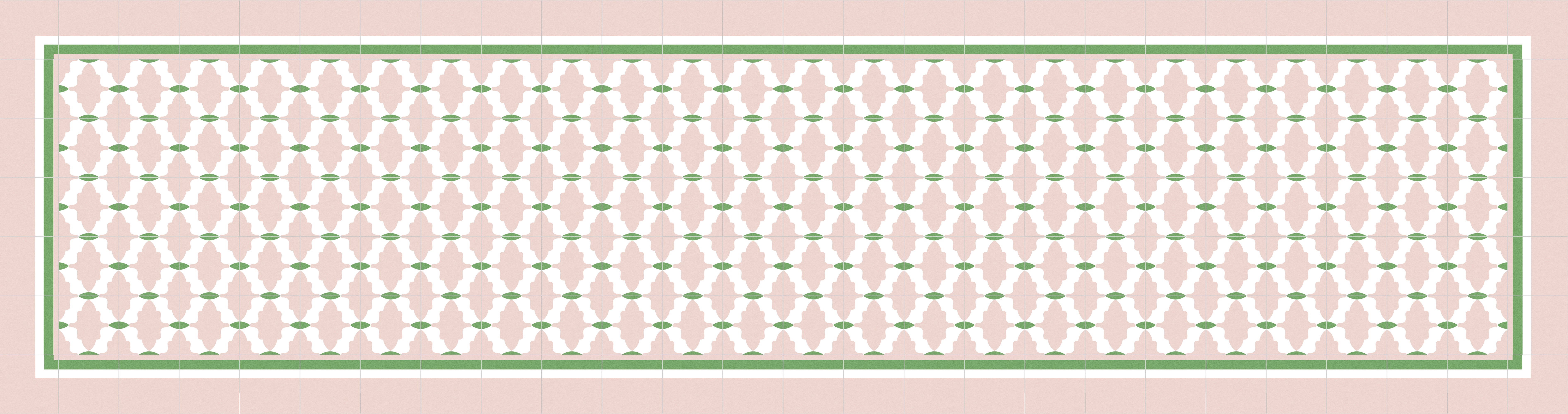 Dywan winylowy Casablanca 66x250 cm - antypoślizgowa wykładzina PVC z gładkim nadrukiem, winylowa wykładzina do kuchni lub salonu, zmywalna