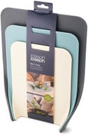 Joseph Joseph Nest Chop ensemble de 3 planches à découper emboîtables avec bords incurvés Joseph Joseph Nest Chop ensemble de 3 planches à découper emboîtables avec bords incurvés