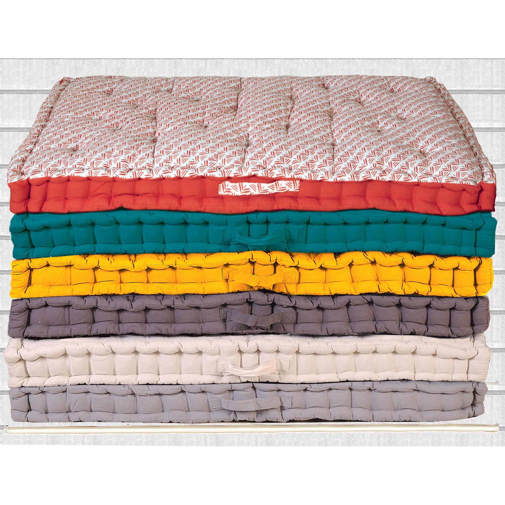 Matelas palette capitonné 80x120cm, Galet - 2