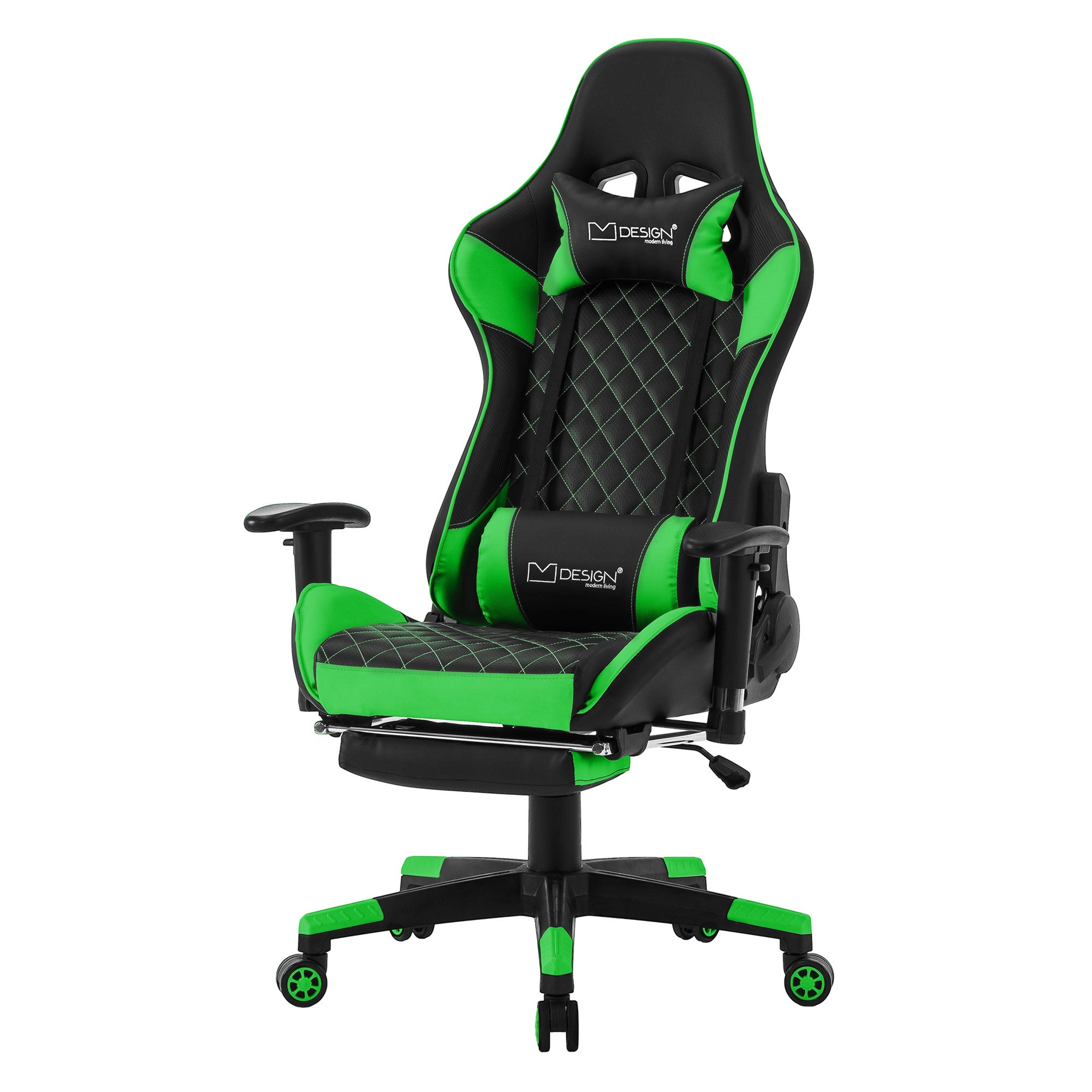 Chaise Gaming Alfordson - Bureau Ergonomique Réglable, Design Racing, Confort Longue Durée (Bleu, 150 Kg Max) - 8
