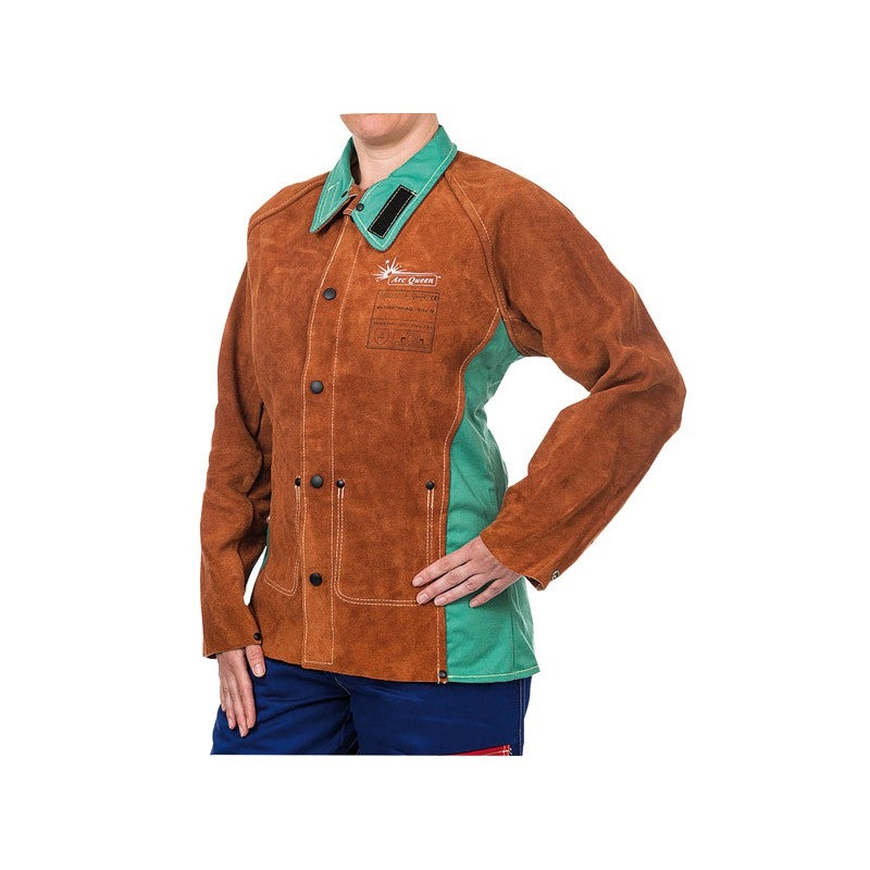 Veste De Soudeur Scappa Protection En Proban 340g - Noir Et Orange NEUVE