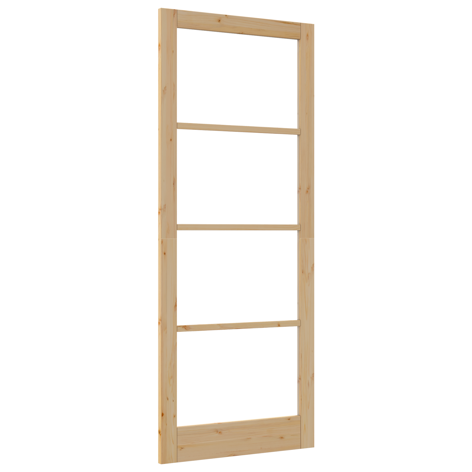 Puerta interior | puerta principal con cristal orkdal 93x232x4 cm madera sólida de pino cfw229796