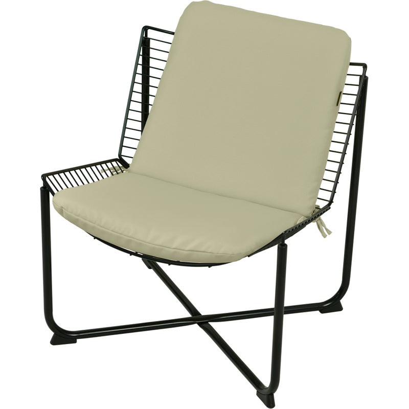 Poduszka na fotel metalowy AMPO Skalboda morski gładki 1 szt.