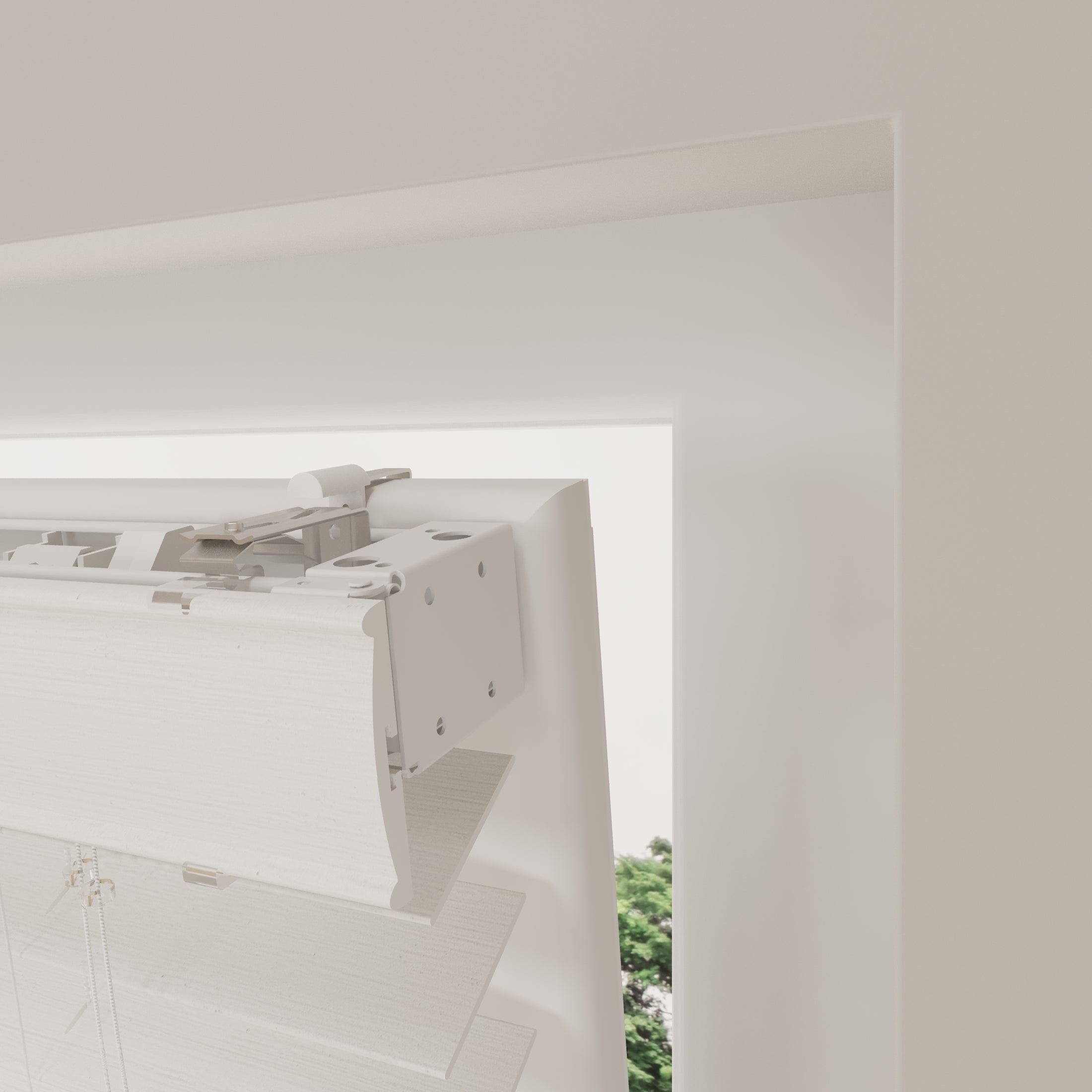 DTCH® Store Vénitien en Bois Essence 70 x 240 cm (LxH) - 50 mm - Blanc - Tailles de 50 à 250 cm de large - 6