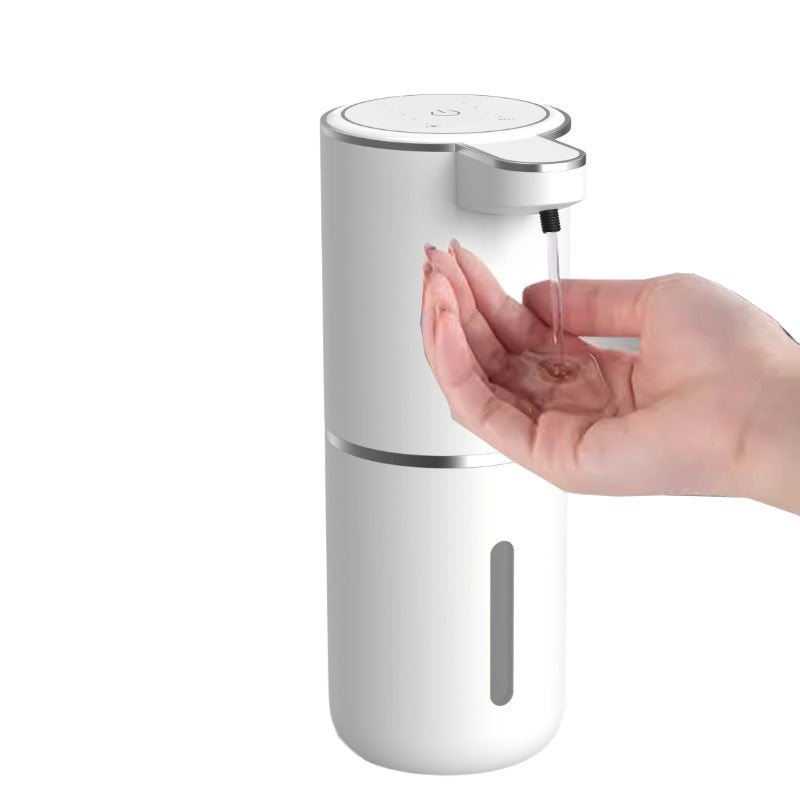 Automatyczny dozownik mydła 400 ml, ładowany przez USB, bezdotykowy, automatyczny dozownik mydła z czujnikiem ruchu na podczerwień do łazienki