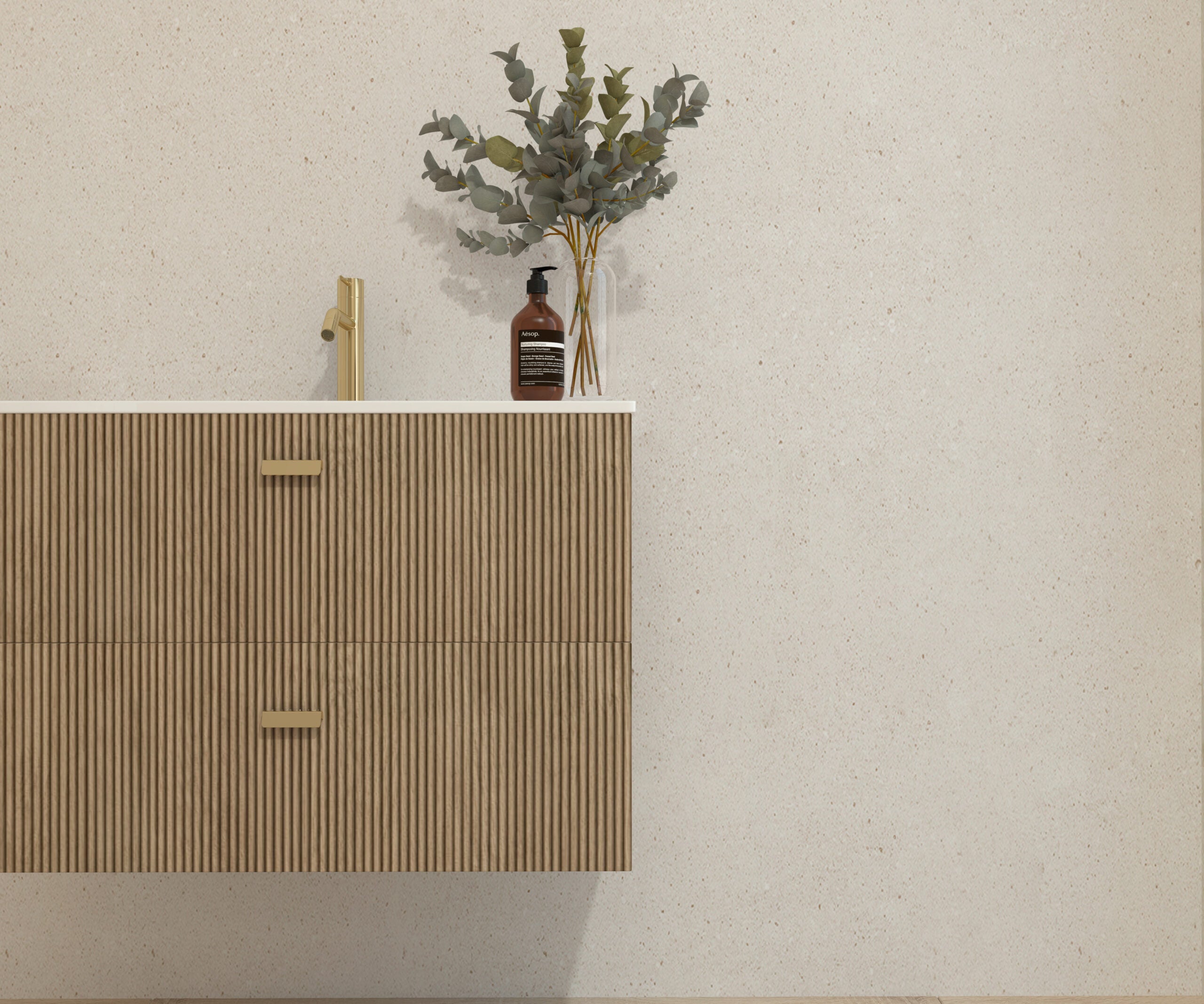 Ensemble de meubles de salle de bain Avantarea GARONNE Alcatraz 80 cm + lavabo - 2