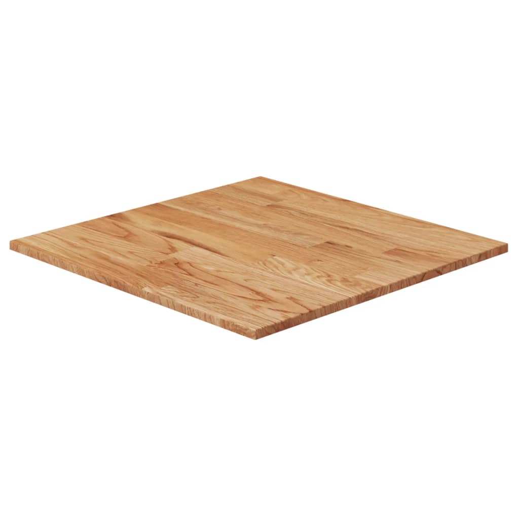 Maison exclusive - tablero de mesa cuadrado madera roble marrón claro 60x60x1,5 cm