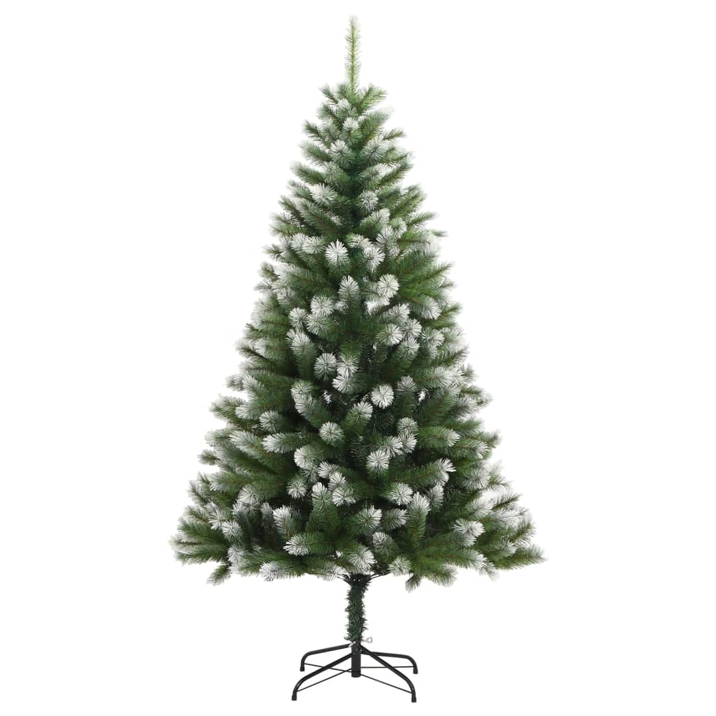 Albero Di Natale Artificiale H230 Cm Abete Cervino Con Neve 1026 Tips Verde 87573236