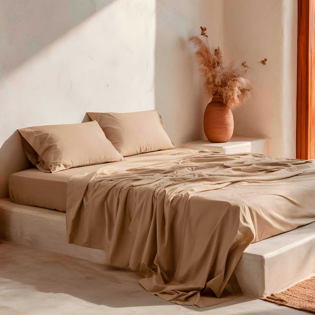 Juego de sábanas 100% algodón lino cama 150 cm