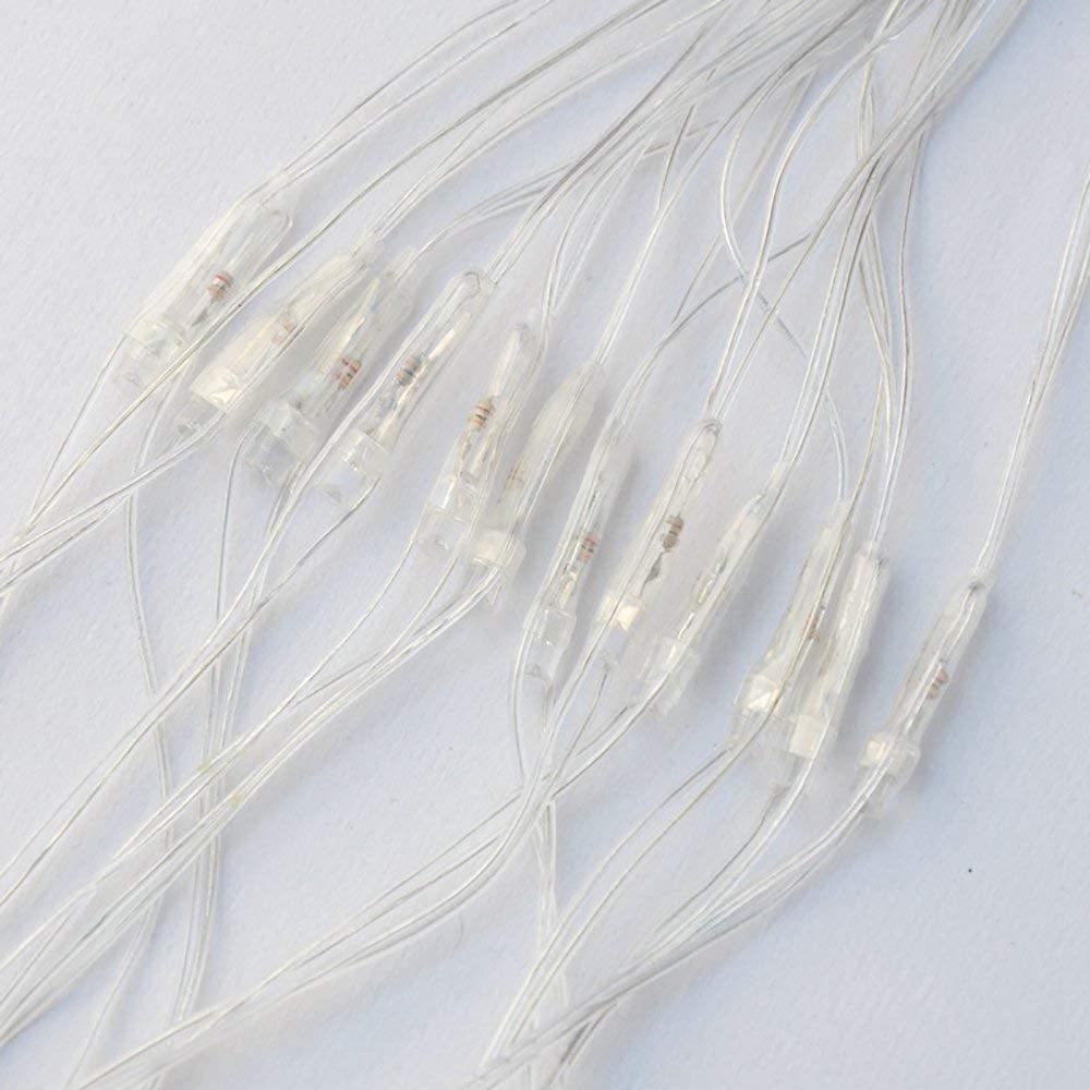 Guirnalda Luces, 96 LEDs Luz de Red 1.5M X 1.5M 8 Modos Guirnaldas Neta Luz con Regulable, Decoracion para Navidad, Fiestas, Jardines -Blanco - 6