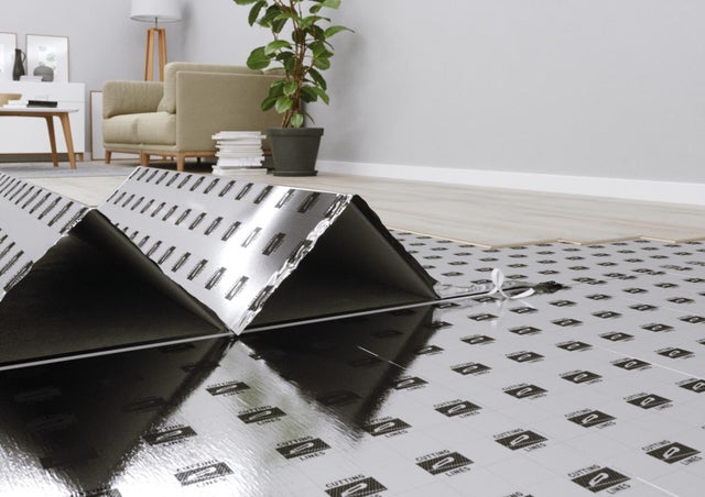 SECURA AQUASTOP SMART, sous couche XPS polystyrène extrudé, ép.2,2 mm x (1,18x5,1 ml) = 6,02 m²-1 (Made In France)