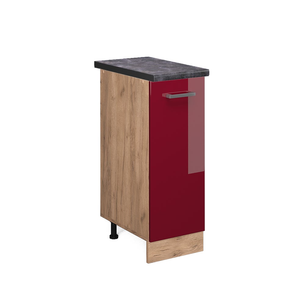 Vicco Szafka apteczna R-Line, Czerwony połysk, 30 cm , BP Antracyt