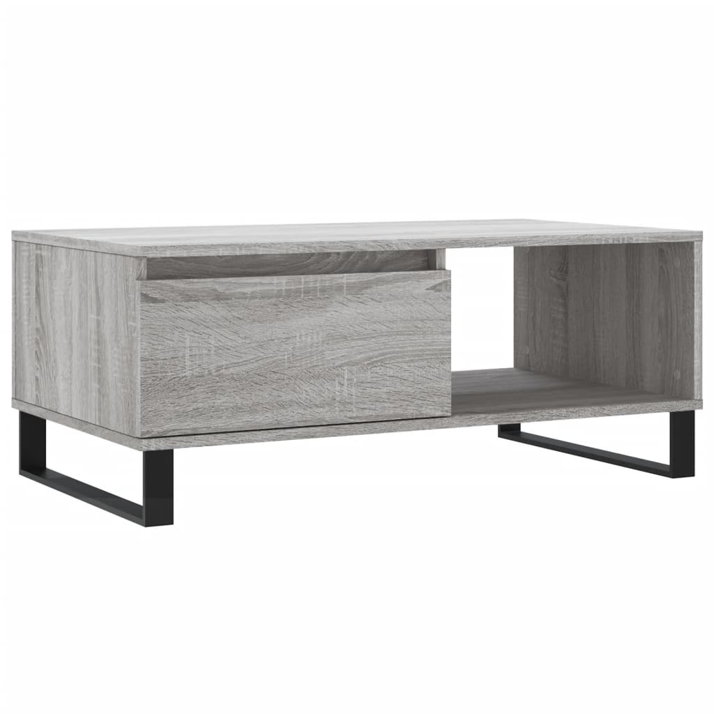 VidaXL Table Basse Table De Salon Avec Plateau Relevable 101x49x52 Cm Chêne Sonoma - Bois D'Ingénierie