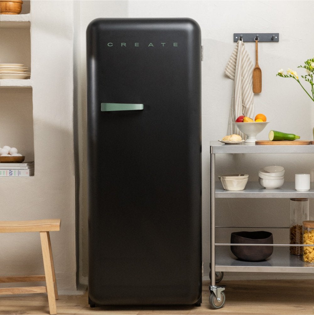 CREATE - FRIDGE RETRO 281L - Lodówka w stylu retro - Noir