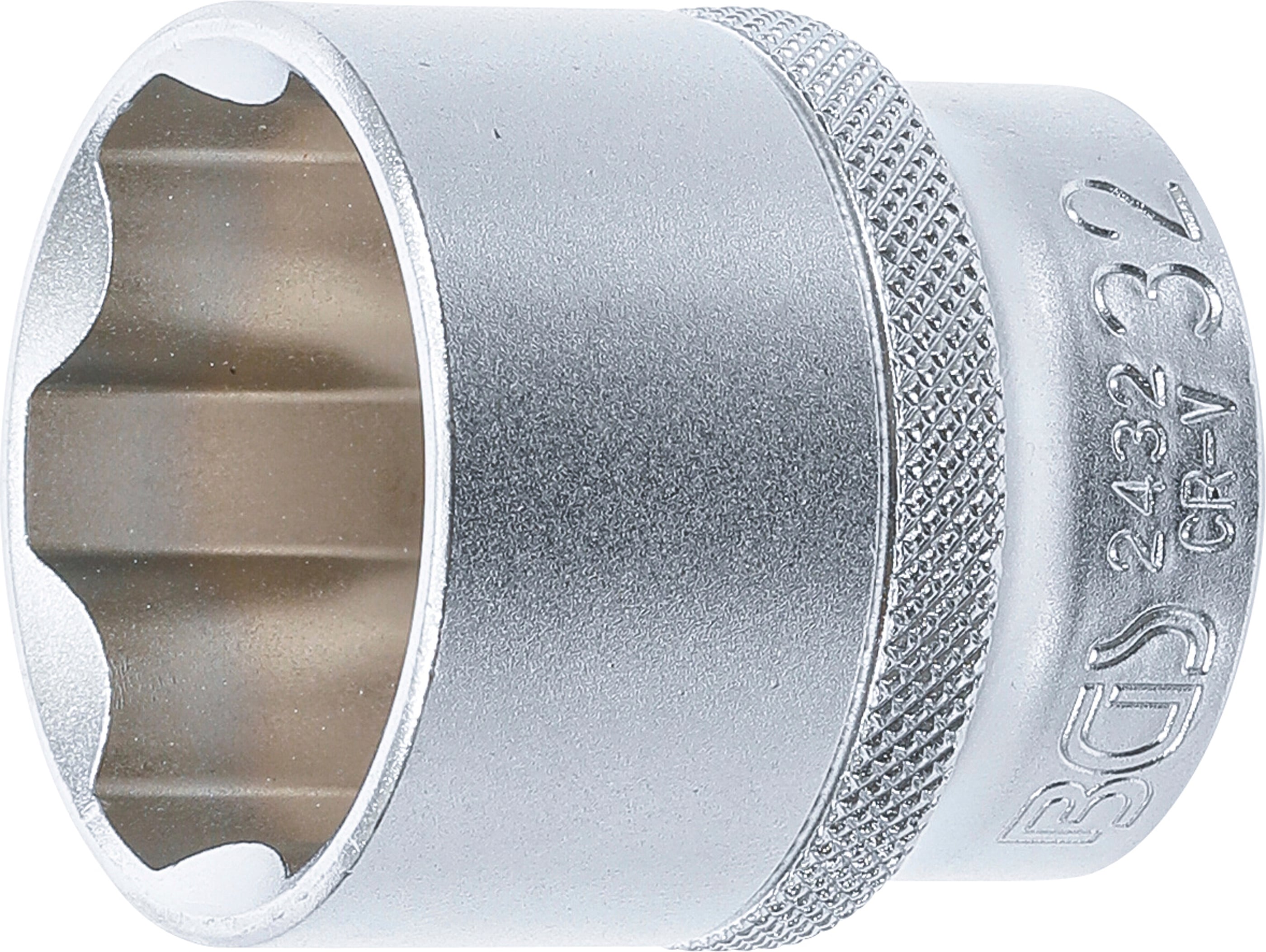 BGS Nasadka klucza nasadowego Super Lock, napęd kwadrat wewnętrzny 12,5 mm (1/2") SW 32 mm - 2432