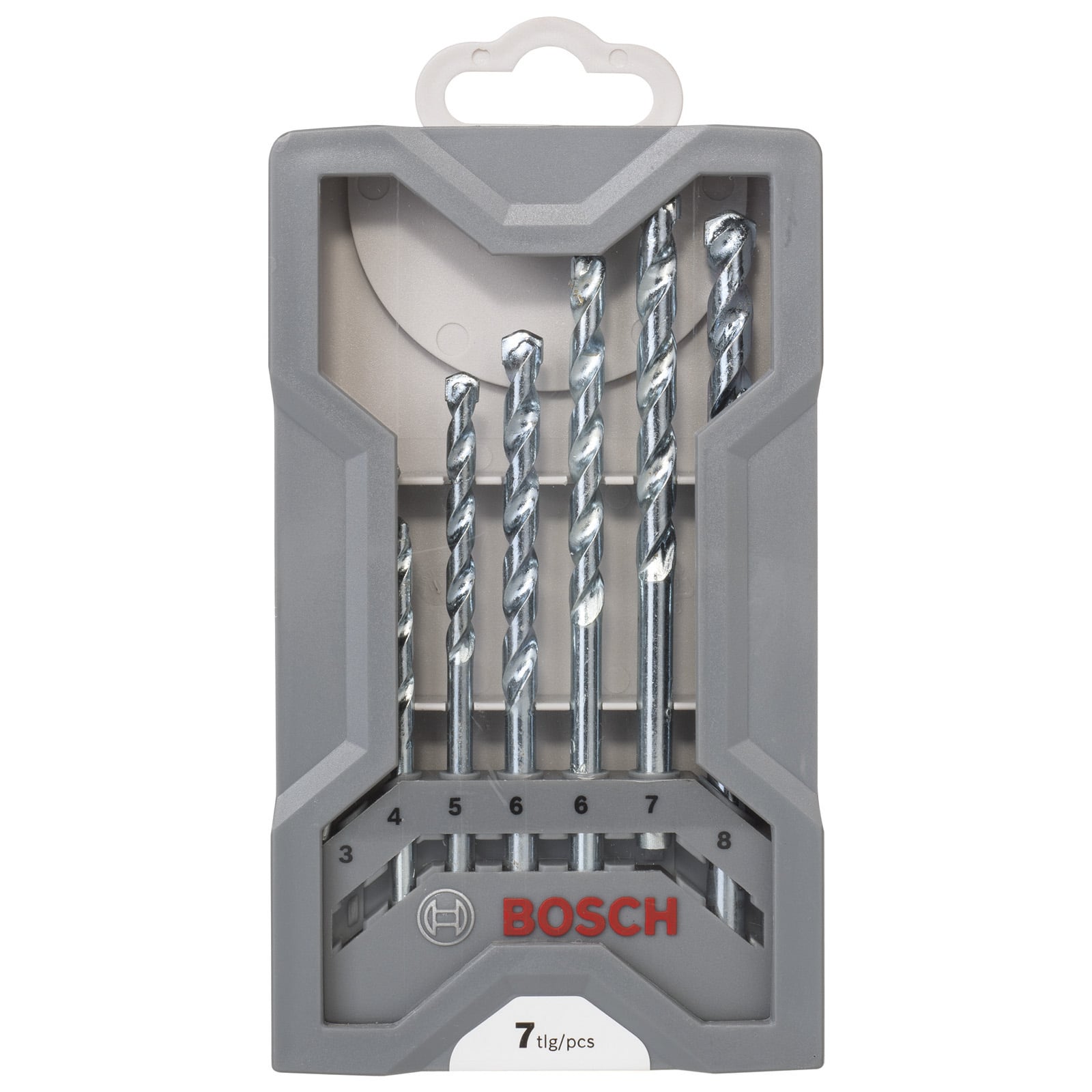 Zestaw wierteł do kamienia Bosch CYL-1, 7 sztuk, 3, 4, 5, 6, 6, 7, 8 mm - 2607017079 - 3