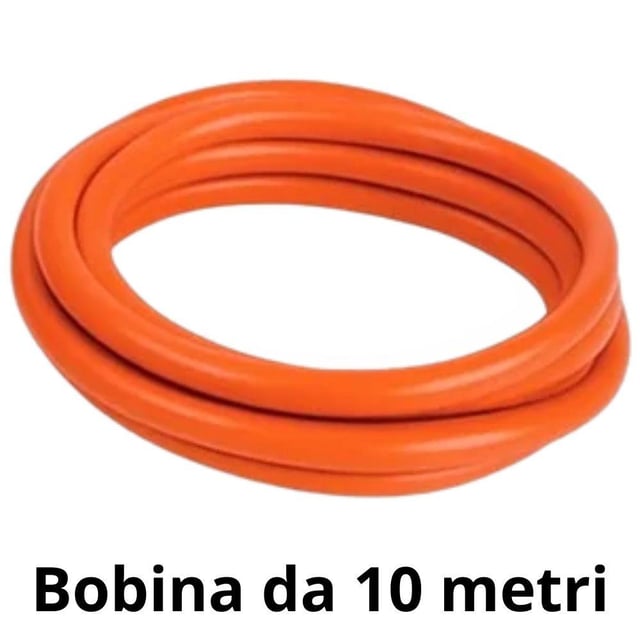 Elettroutensile cavo multipolare flessibile antifiamma arancio gommato per impianti *** lunghezza : metri 10, sezione conduttore : 3x1,5mmq