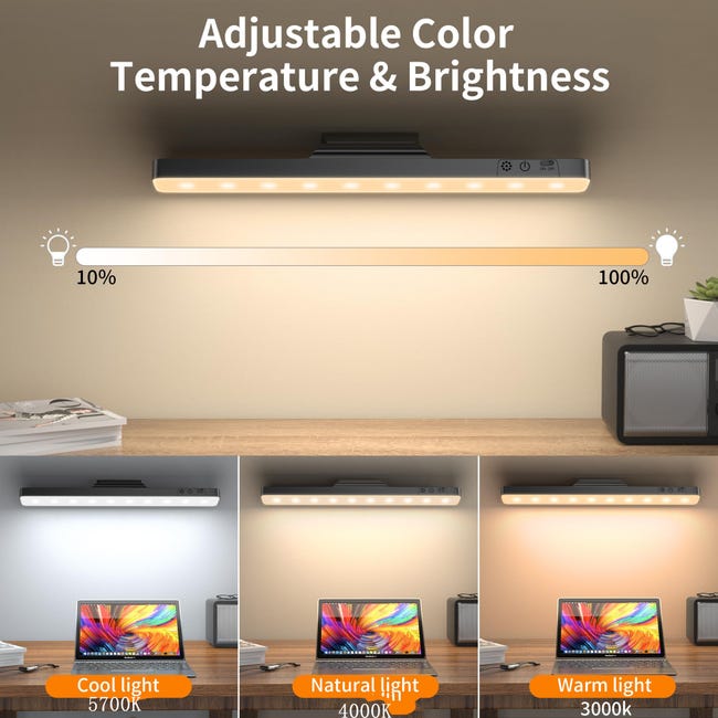Lampada Lineare A Led Sotto Armadio, Set Di 2 Moduli Con Lampada Lineare A Led Sotto Armadio, Set Di 2 Moduli Con