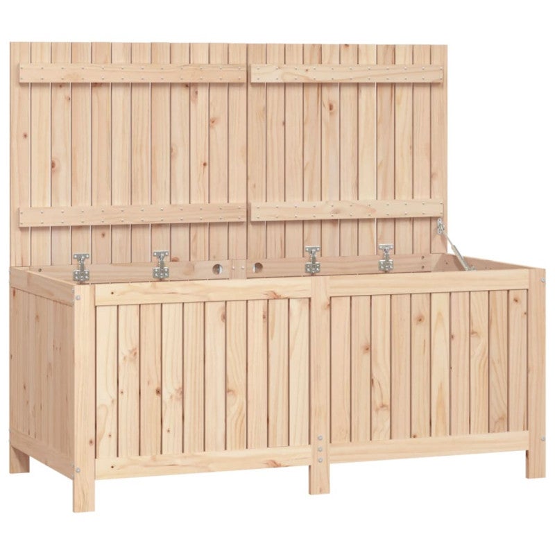 vidaXL Contenitore da Giardino 147x68x64 cm in Legno Massello di Pino - 2
