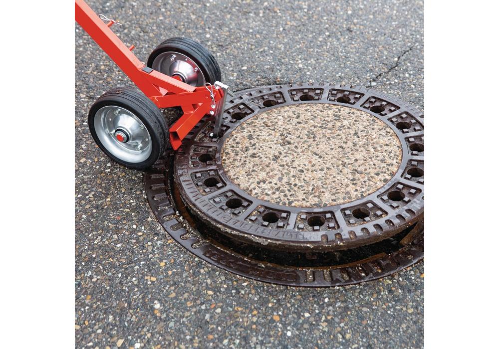 Crochet De Levage De Plaque D'égout Longueur 800 Mm Avec Aide Au Décollement Gal