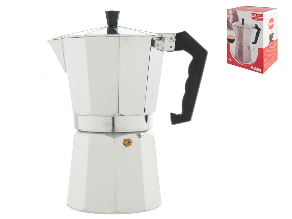 Caffettiera In Alluminio EDM Da 12 Tazze – Moka Classica Per Caffè Italiano