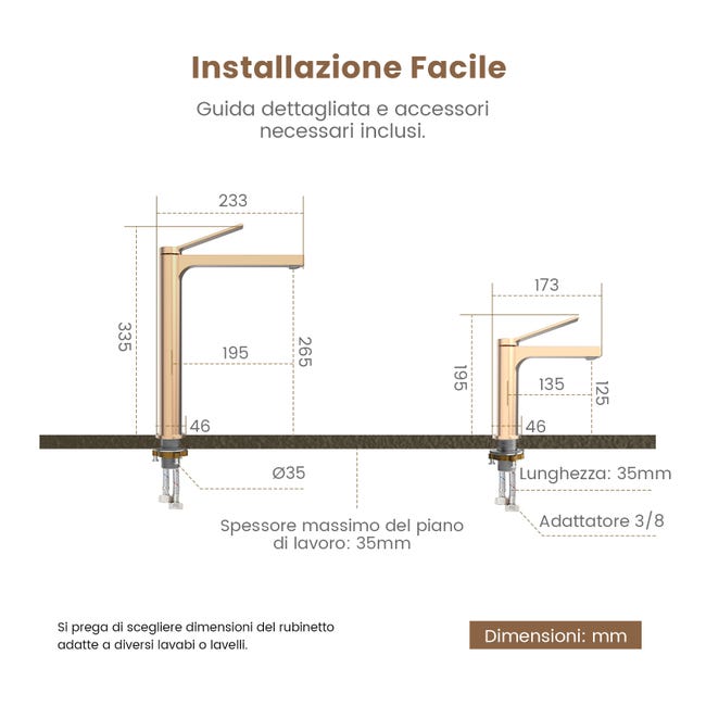 Rubinetto A Cascata Nero Con Beccuccio Alto, Miscelatore Monoforo Per Lavabo Alto Miscelatore Monocomando Per Acqua Calda E Fredda In Rame Per Bagno 78795020 Rubinetto A Cascata Nero Con Beccuccio Alto, Miscelatore Monoforo Per Lavabo Alto Miscelatore Monocomando Per Acqua Calda E Fredda In Rame Per Bagno 78795020