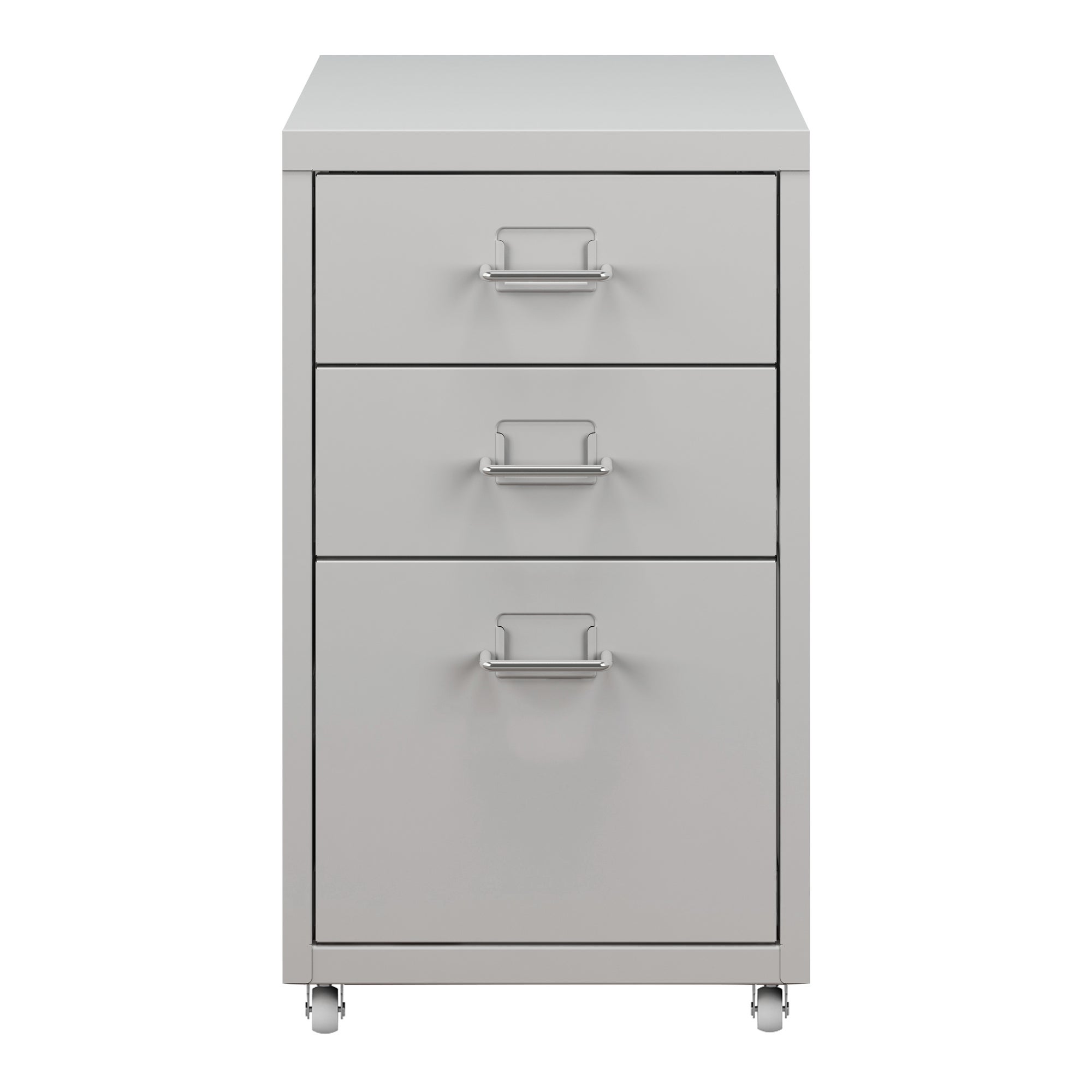 Caisson de bureau à roulettes Kökar acier 48 x 28 x 41 cm blanc mat [en.casa] - 4