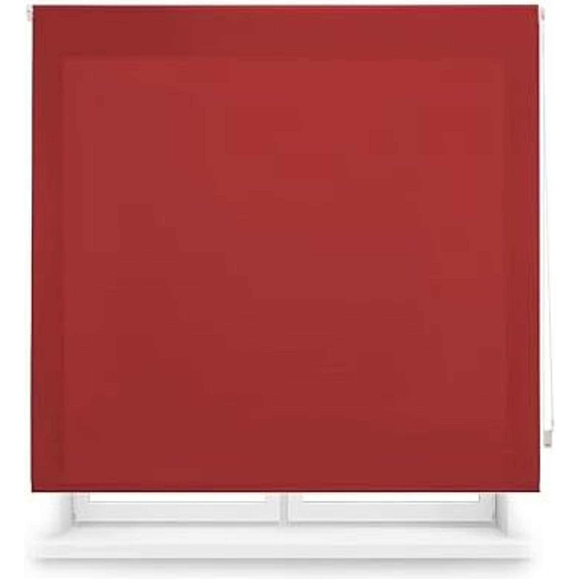 Ecommerc3 | estor translúcido a medida tamaño 170x250 - estor enrollable fácil instalación tamaño tela 167x245 - estor rojo oscuro