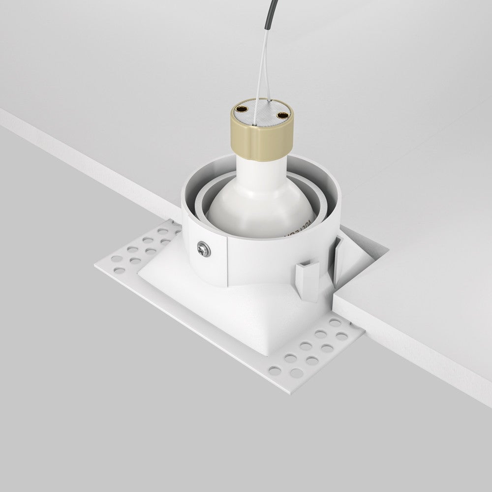 Oprawa sufitowa wpuszczana podtynkowa Dot biała 1xGU10x50W kwadratowa IP20 wym: 4,2 x 9 x 11,2 cm aluminium Maytoni - 6
