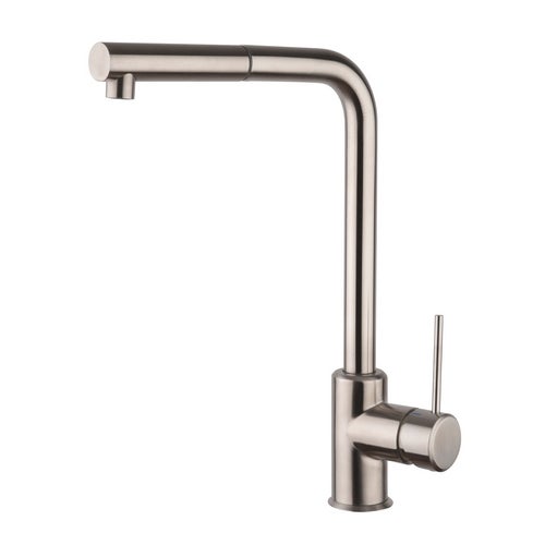 Monocomando de fregadero extraible ducha pin line cromo
