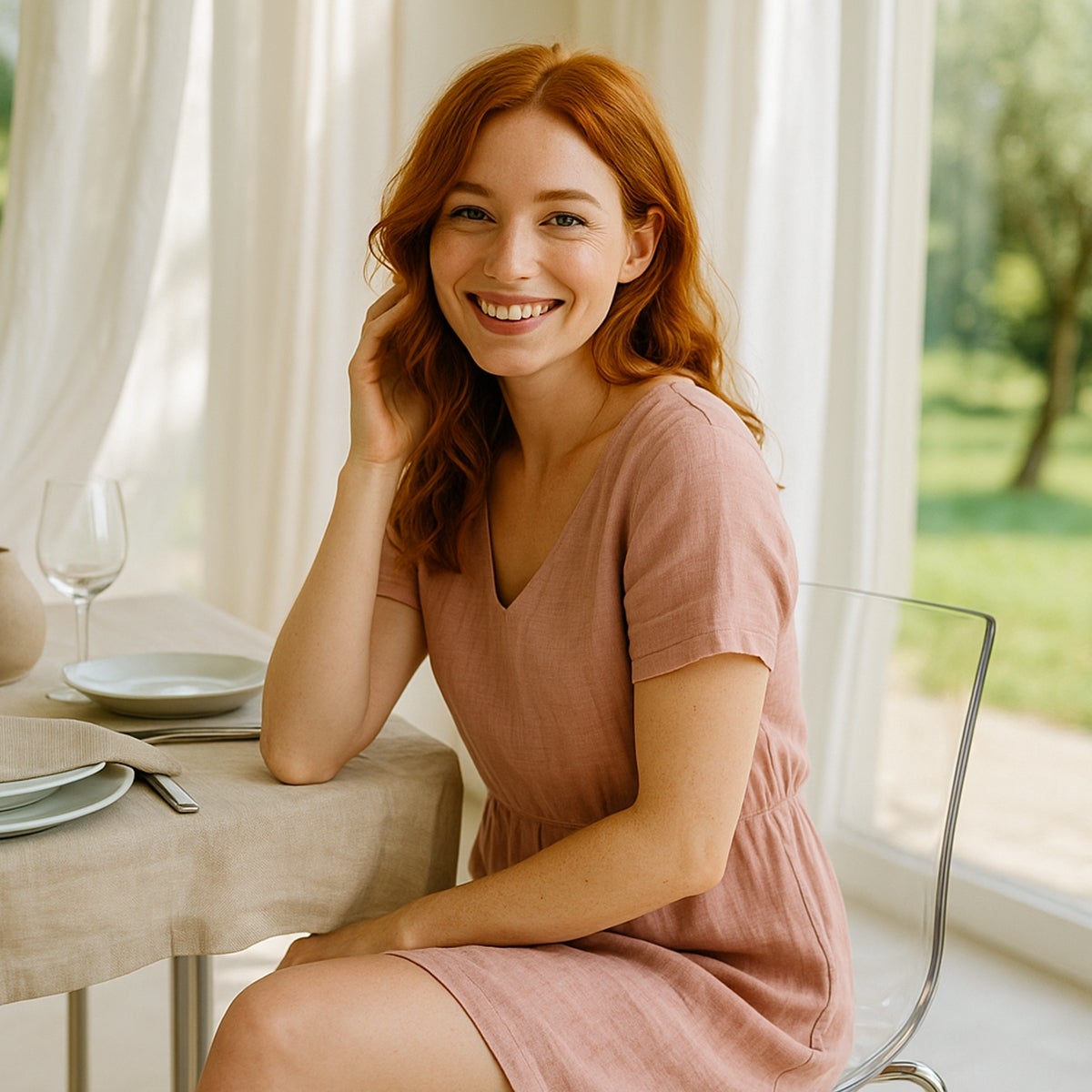 Sedie bar cucina gambe acciaio impilabile Lollipop Grand Soleil - Trasparente - 2