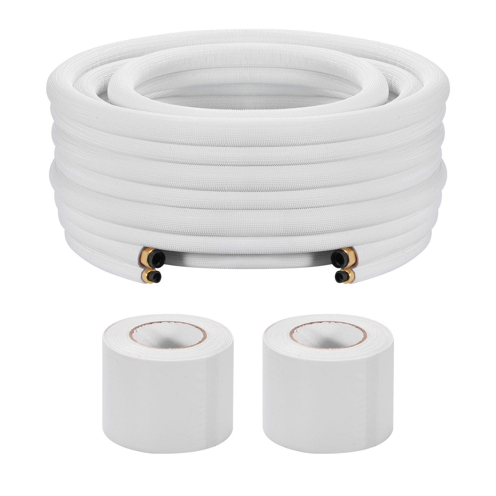 Zestaw instalacyjny mini split 15,24 m, rury miedziane 1/4 + 3/8 cala, izolacja PE, do 12 000 BTU