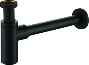 Sifone Scarico Universale Bächlein Senza Troppopieno - Nero Opaco Per Lavabo - Foto 13